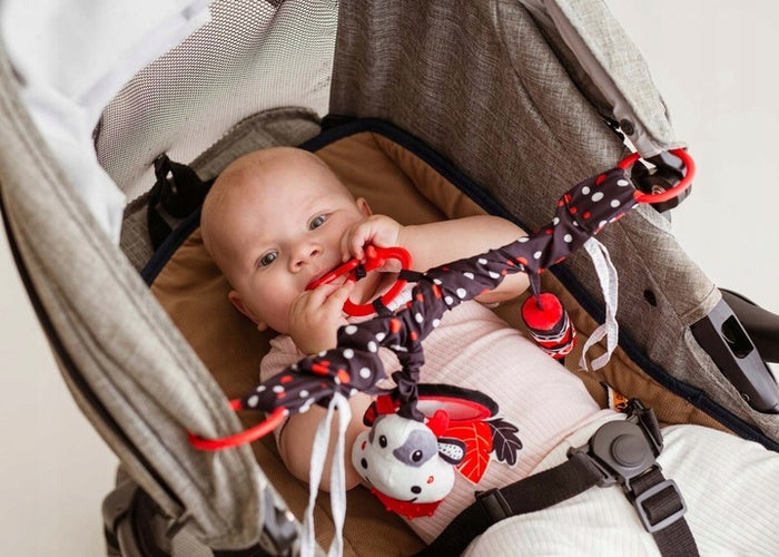 BALIBAZOO SENSORY PENDANT FOR STROLLER CONTRASTING COW 0M+ Kind pendants