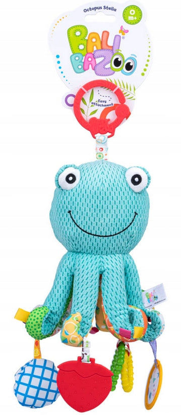 BALIBAZOO SENSORY PENDANT OCTOPUS STELLA BELL 0M+
