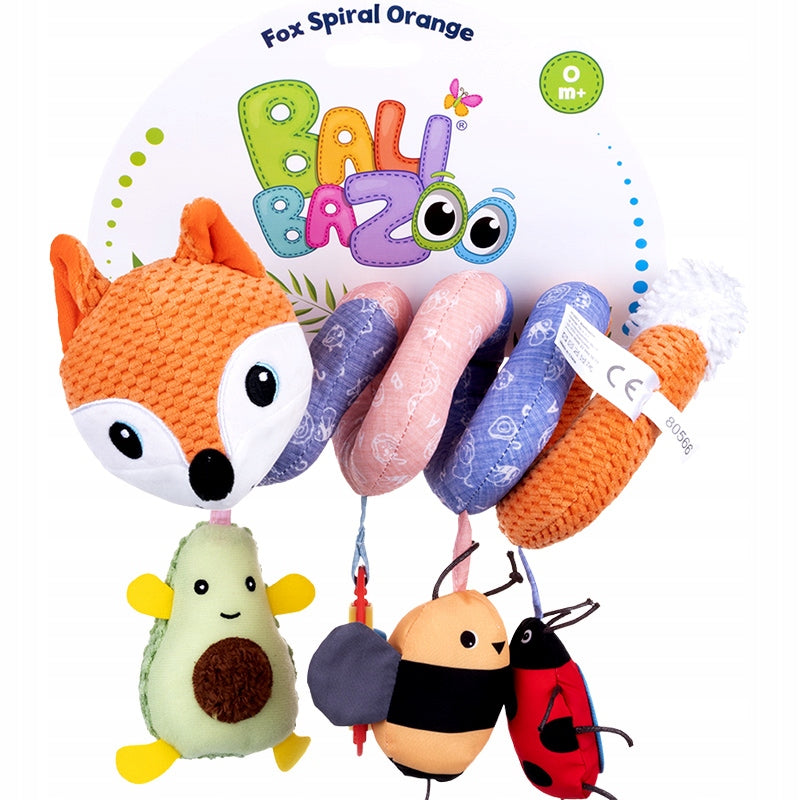 BALIBAZOO SPIRAL FOX SENSORY PENDANT Packaging status original