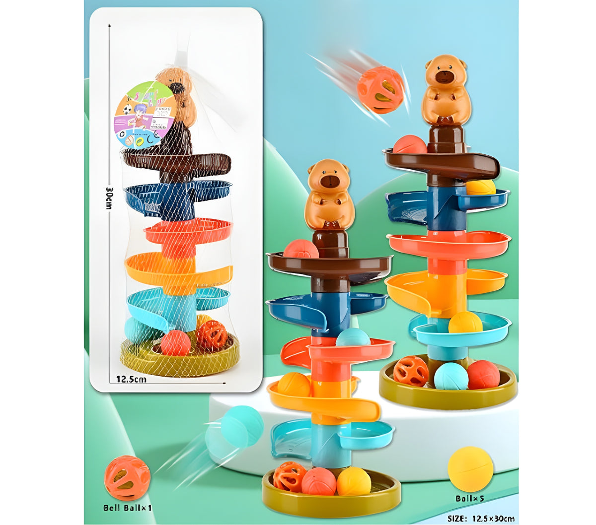 BALL TOWER PYRAMID WITH CAPYBARA Brand no brand