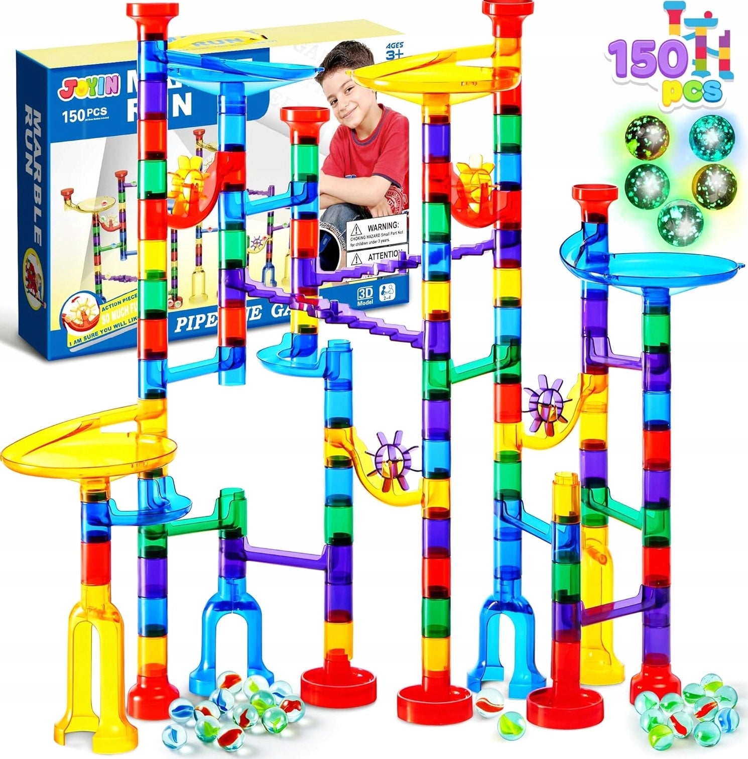 BALL TRACK 150PCS BALLOLABIRINTH EDUCATIONAL TOY BUILDING BLOCKS