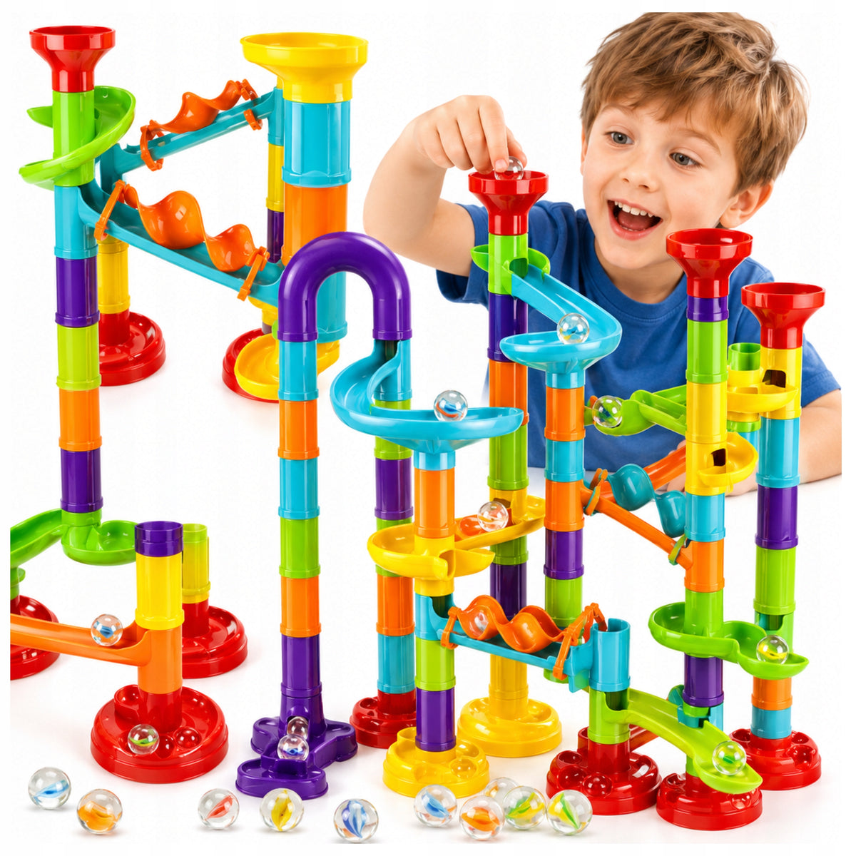 BALL TRACK BULLET SET 30 BALLS 113 EL LARGE LABYRINTH SLIDE