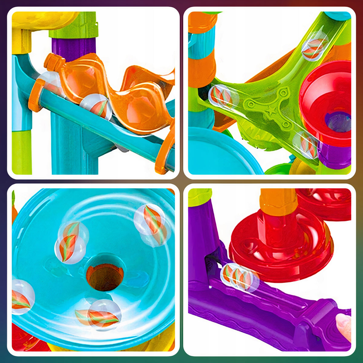 BALL TRACK BULLETS HIGH QUALITY SET OF BLOCKS 113 ELEMENTS FOR GIFT Brand MEMFLOW