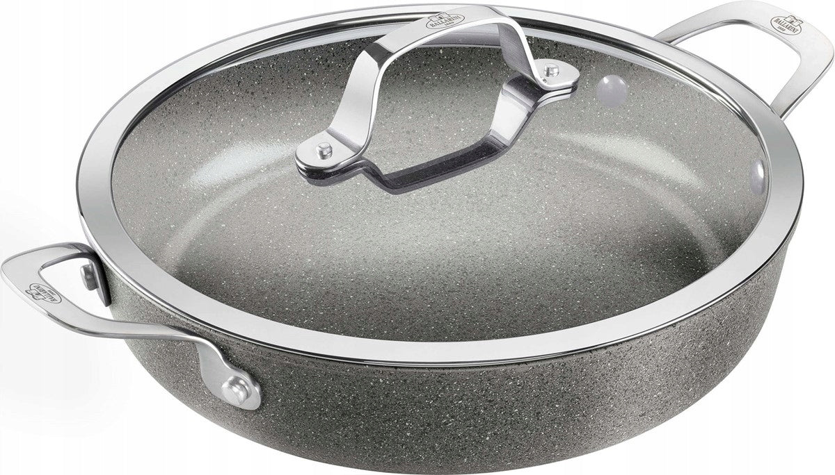BALLARINI SALINA CERAMIC Pan 2H with lid 28 cm CERAFORCE TITANIUM