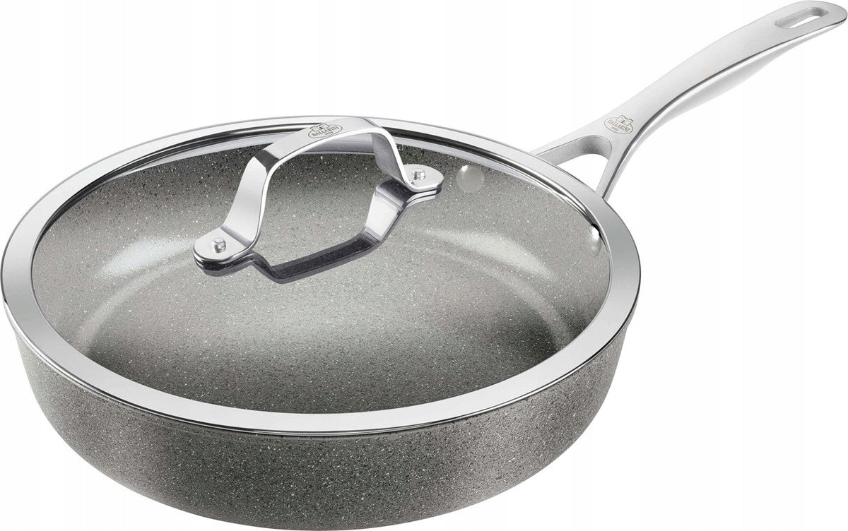 BALLARINI SALINA CERAMIC Sauté frying pan + lid 28 cm CERAFORCE TITANIUM
