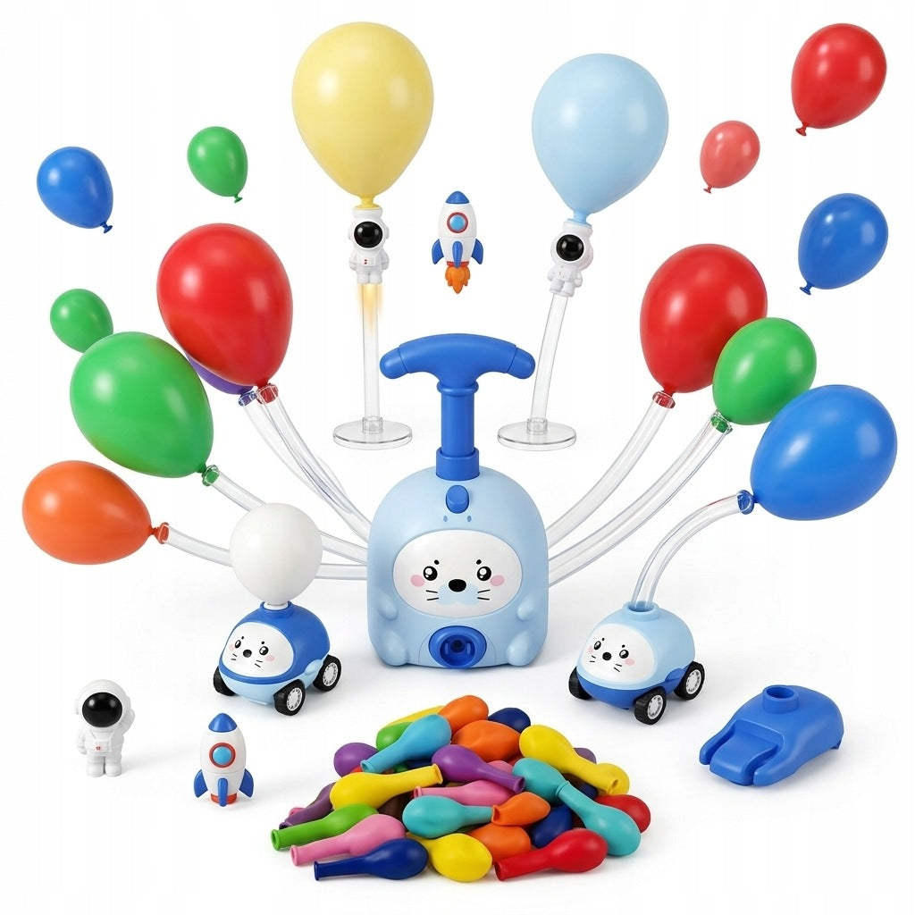 BALLOON LAUNCHER AUTO PUMP EDUCATIONAL TOY Brand no brand