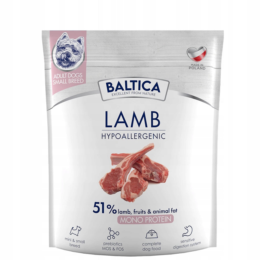 BALTICA ADULT LAMB & RICE LAMB WITH RICE S 1kg FOR SMALL BREEDS Manufacturer code BA0265435345