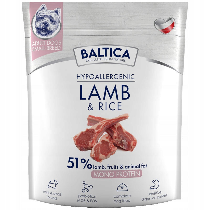 BALTICA ADULT LAMB & RICE LAMB WITH RICE S 1kg FOR SMALL BREEDS Packaging status original