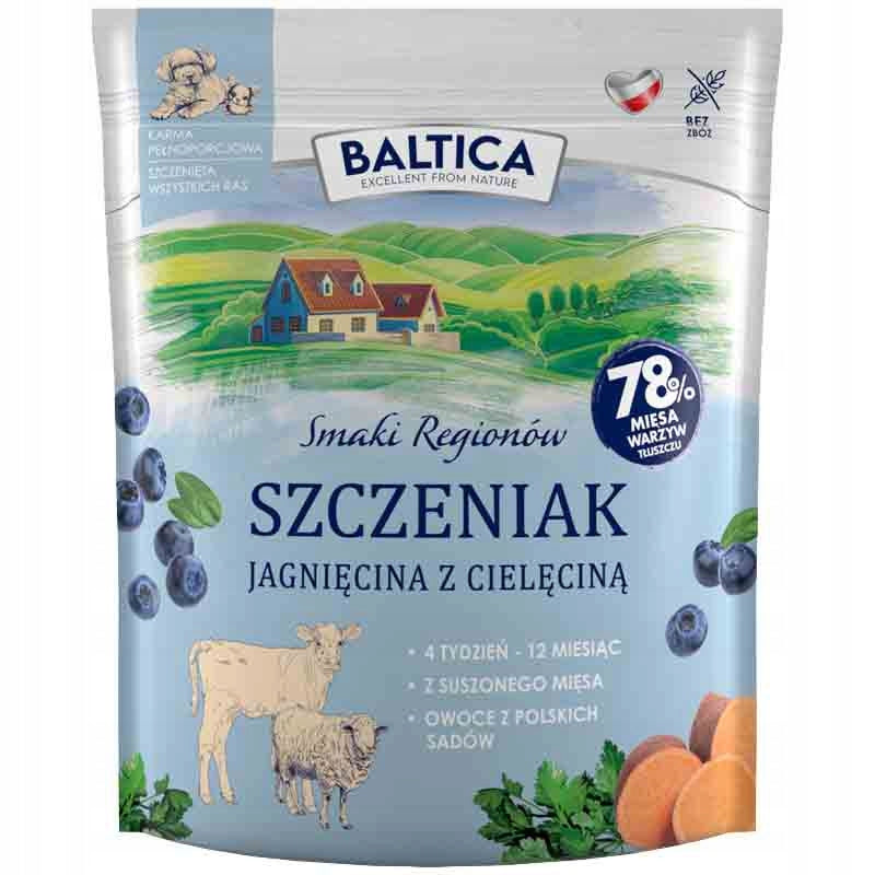 BALTICA PUPPY LAMB WITH VEAL FOR PUPPIES S/XL 1kg SUPER PREMIUM