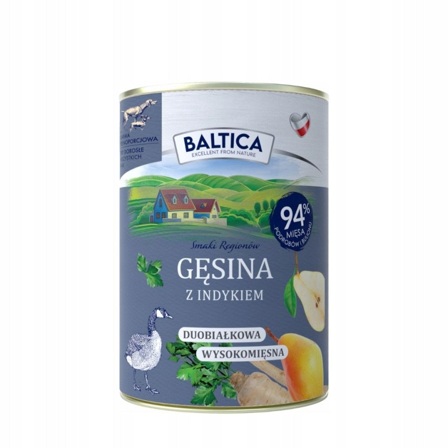 BALTICA wet dog food 8 x 400g mix of flavors without grains Brand Baltica