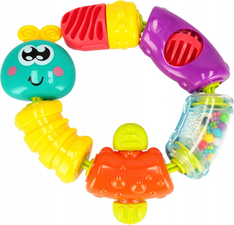 BAM BAM Rattle caterpillar rainbow 18x24x6 Brand BamBam