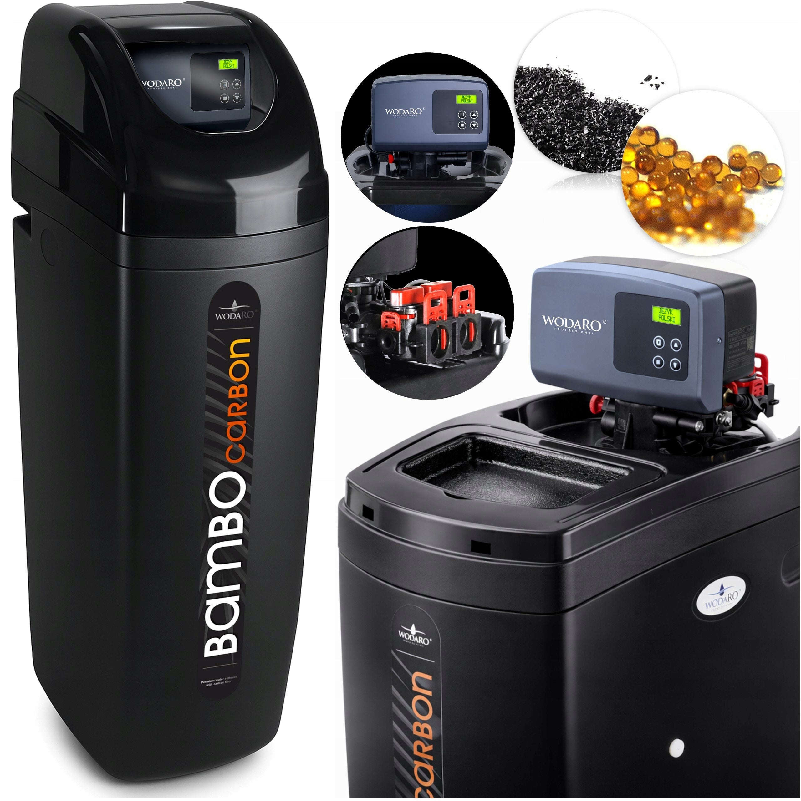 BAMBO CARBON 32 Whole House Water Softener Monospheric Carbon Bed PRO