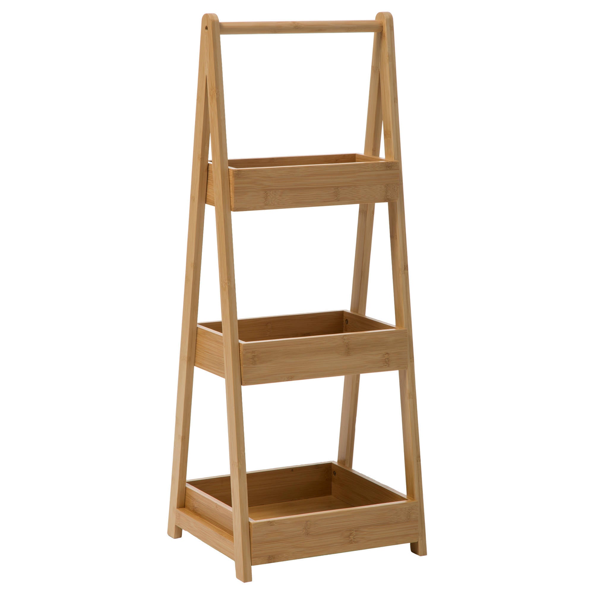 BAMBOO BOOKCASE FOR BATHROOM BAMBOO 3 SHELVES 28X79X10 CM GREEN HARMONY