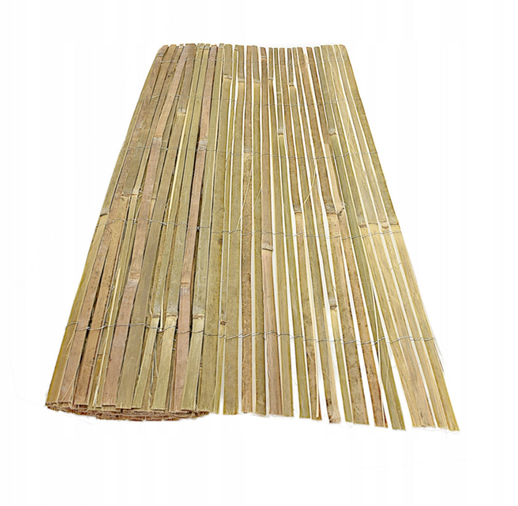 BAMBOO Fence Cover Mat for Fence Eko WITH SLATS 1 x 5 m Height 1 m