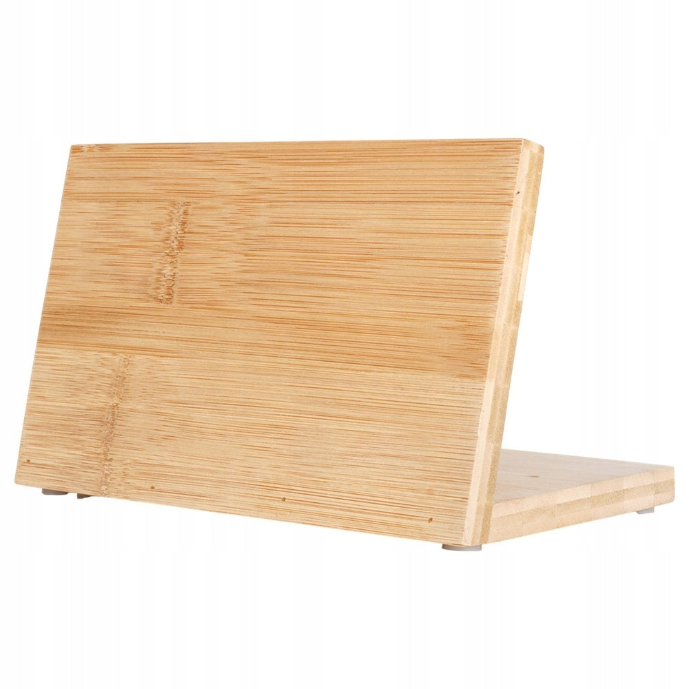 BAMBOO Kitchen Knife Block Stand Universal MAGNETIC Brand Vilde