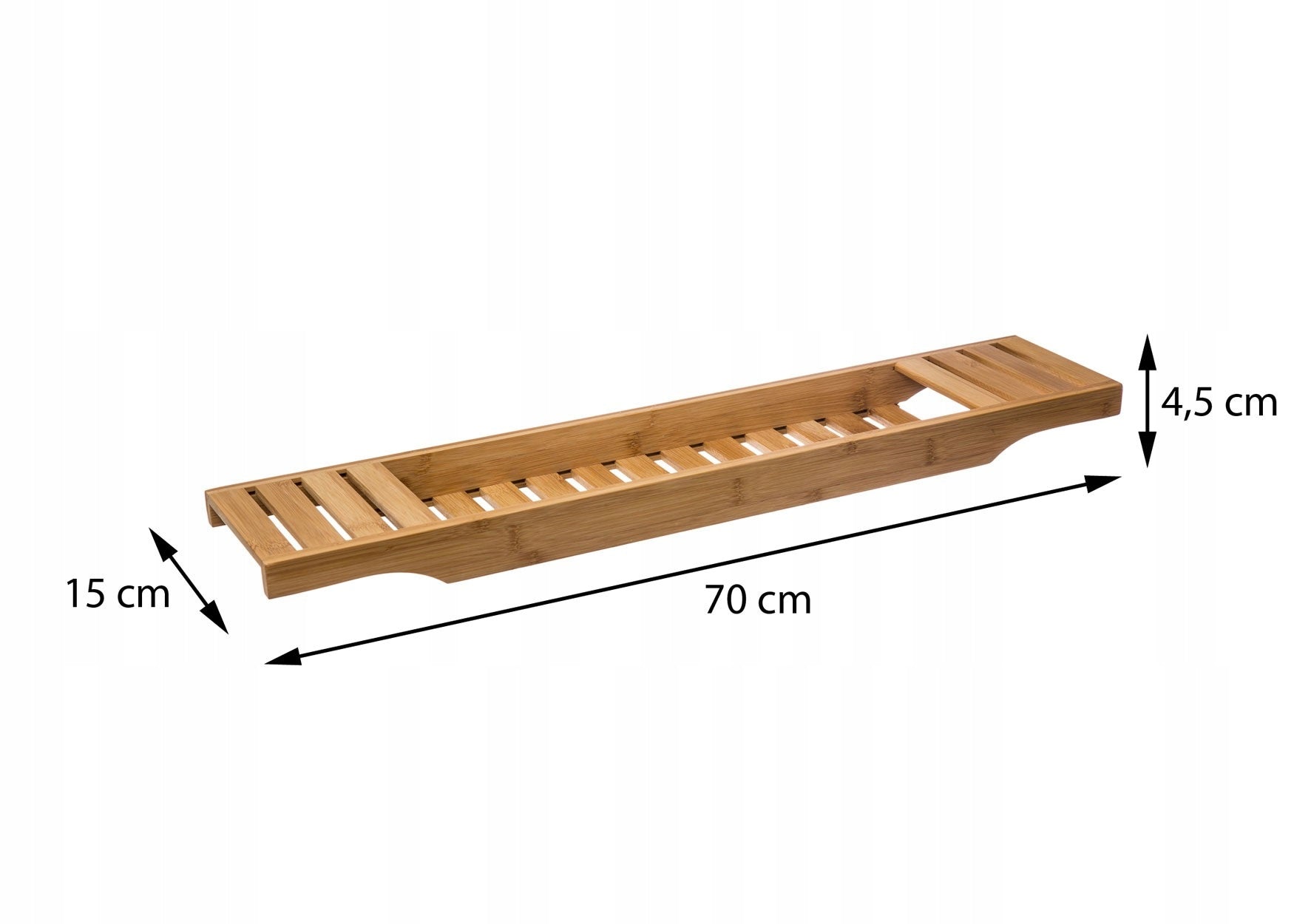BAMBOO SHELF FOR PRACTICAL BATH FOR BATHROOM Manufacturer code 155987