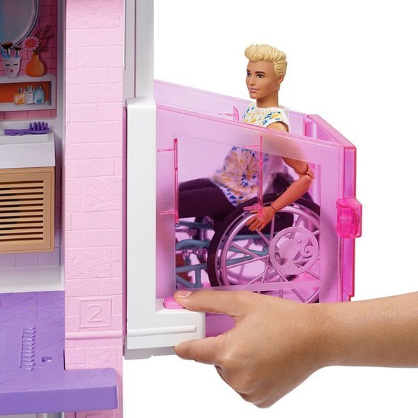 BARBIE LARGE DREAM HOUSE DREAMHOUSE DELUXE house villa with elevator, swimming pool Manufacturer code GRG93