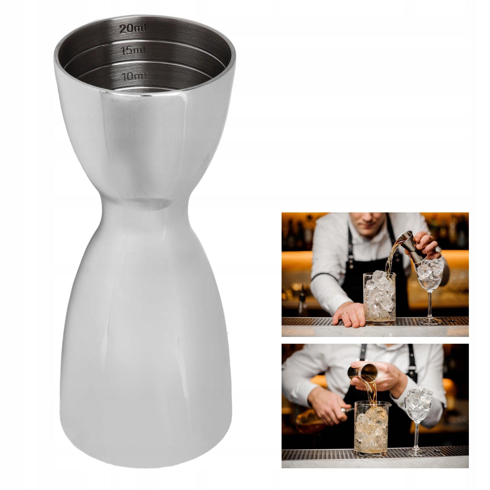 BARMAN'S MEASUR, BARTMAN'S GLASS, 39X41X93MM