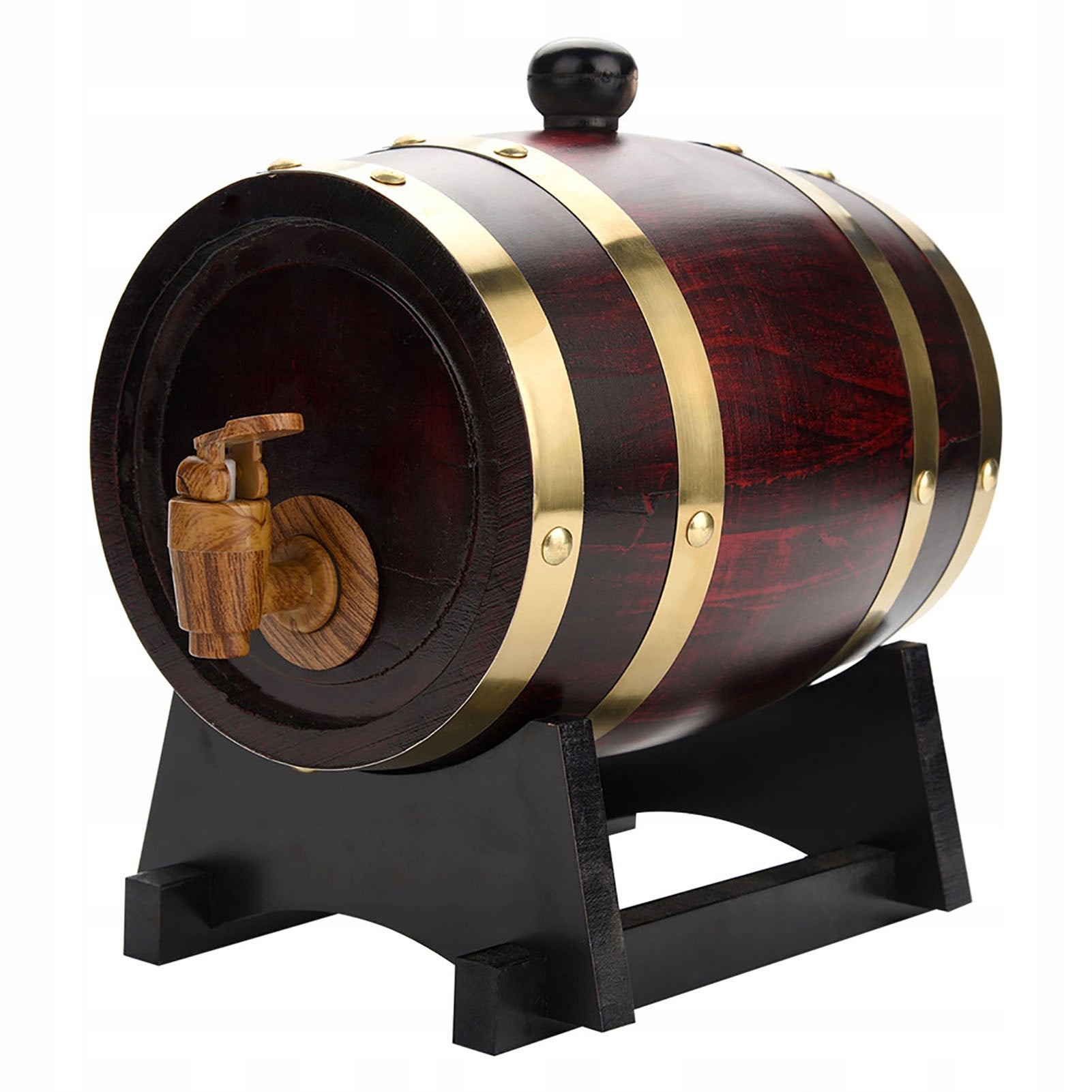 BARREL 1.5L wood WITH TAP ANTAŁEK BIMBER WHISKY WINE ALCOHOL
