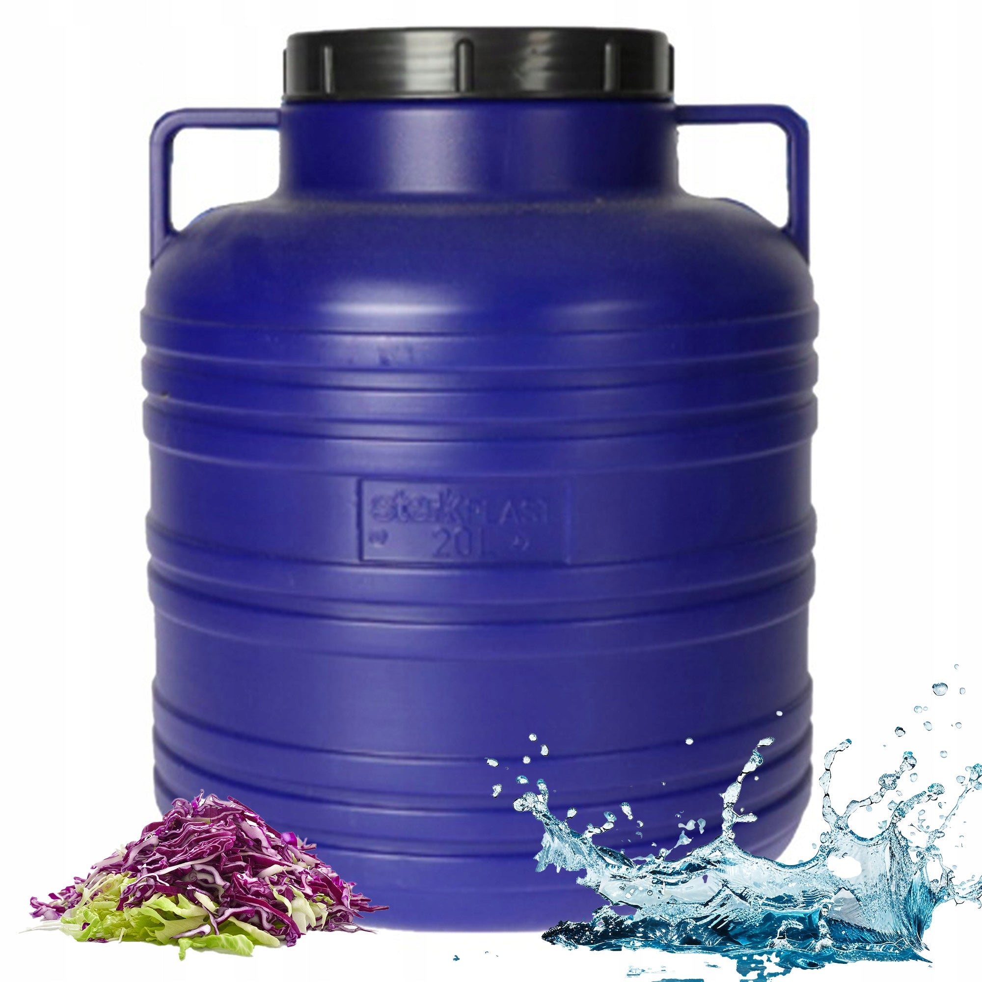 BARREL 20L TANK RAINWATER CONTAINER FOR PICKLING PLASTIC
