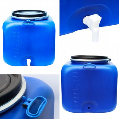 BARREL RAINWATER TANK 100L WITH TAP CERTIFICATE