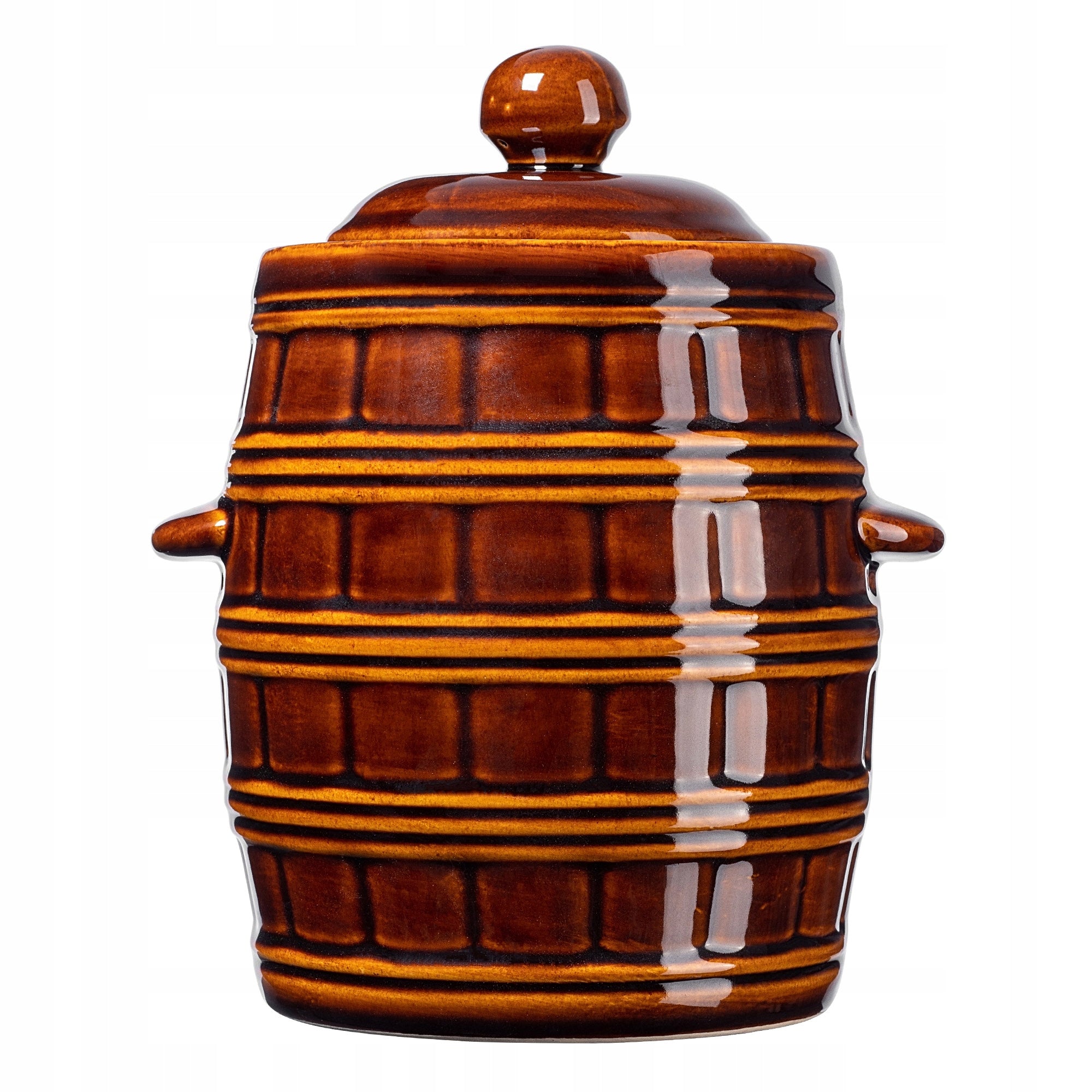BARREL STONEWARE 5L CABBAGE PICKLING POT WITH COLLAR Poland Packaging status original