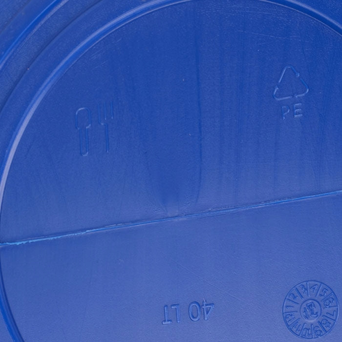 BARREL WITH SCREW CAP FOR ACIDIFICATION TANK WATER CERTIFICATE FOOD PLASTIC = 80L Color blue