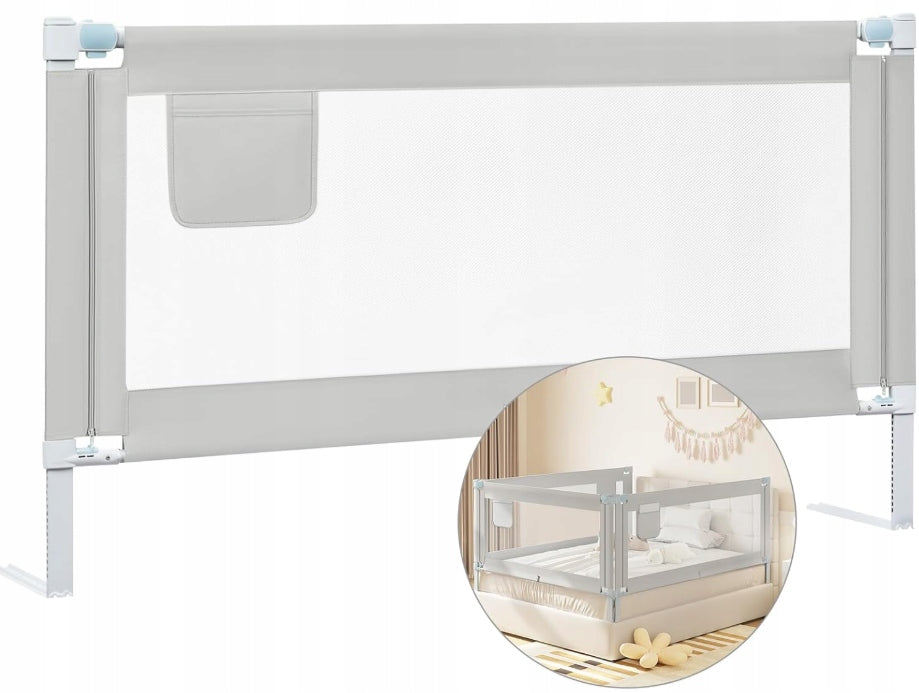 BARRIER FOR CHILDREN'S BED BARRIER FOR BED 150 CM PROTECTION WOLTU