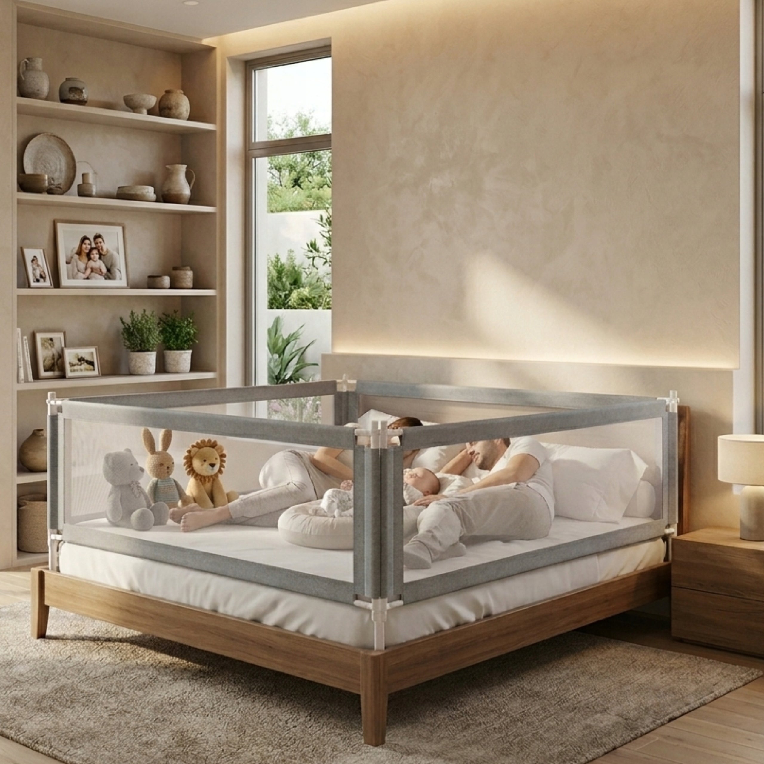 BARRIER PROTECTIVE COVER for Bed 2,0 m Folding Protection for Children Packaging status original