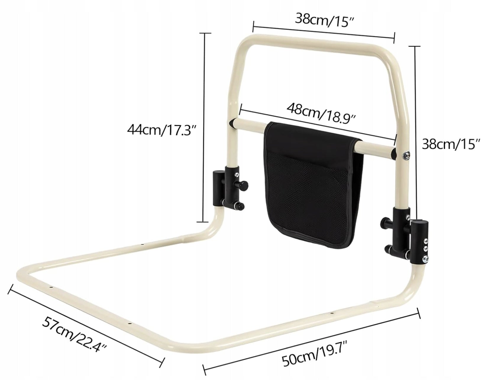 BARRIER TO PREVENT FALLING OUT FOLDING HELP WHEN GETTING UP Brand no brand