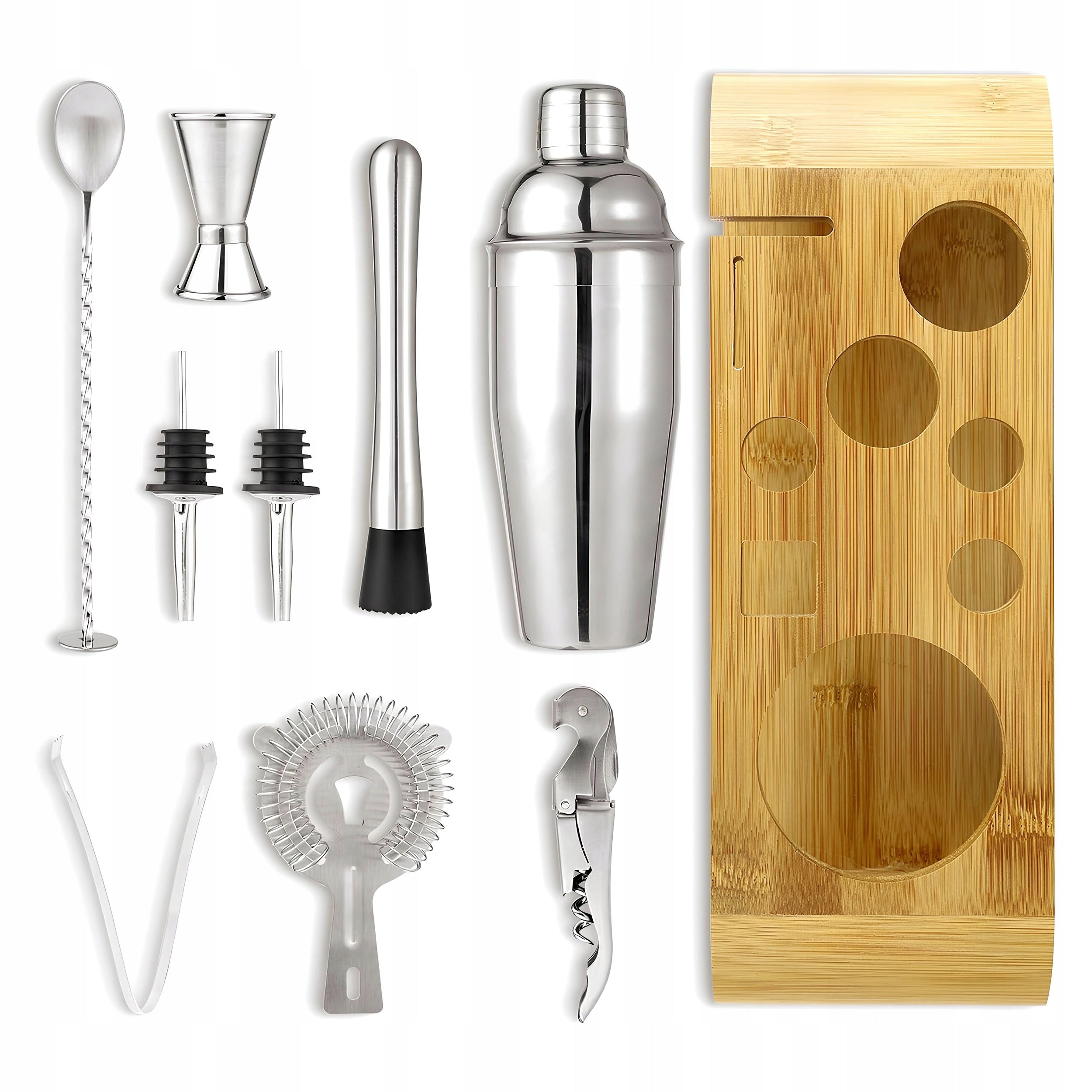 BARTENDING SET 11in1 SHAKER FOR COCKTAIL DRINKS EXCLUSIVE XXL SET Manufacturer code ZESTAW XXL IMPREZY DOMOWE NA PREZENT MEGA 3