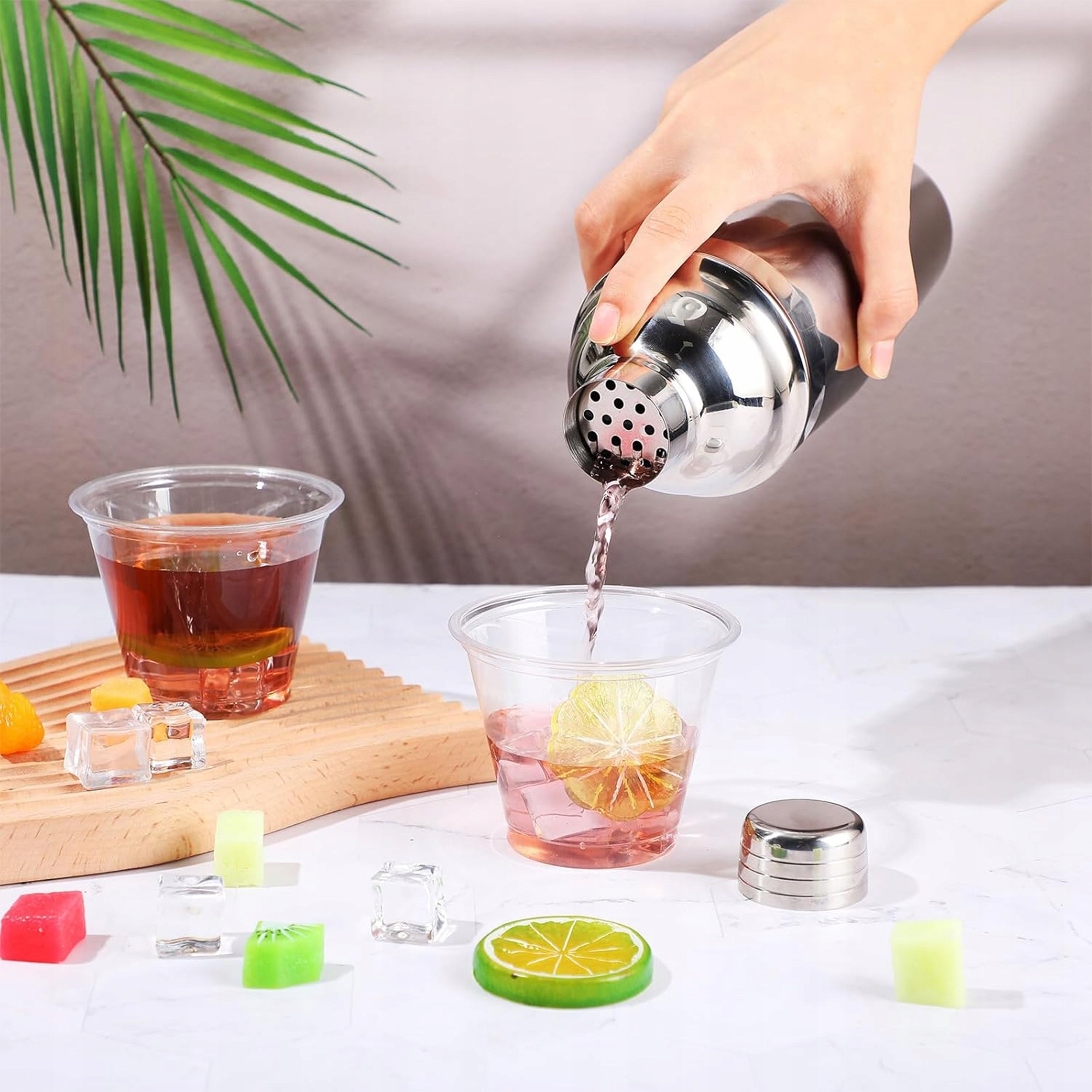 BARTENDING SET 750ml FOR DRINKS COCKTAILS SHAKER PROFESSIONAL FOR GIFT Manufacturer code MIARKA ŁYŻKA TŁUCZEK KOMPLETNE NA IMPREZY