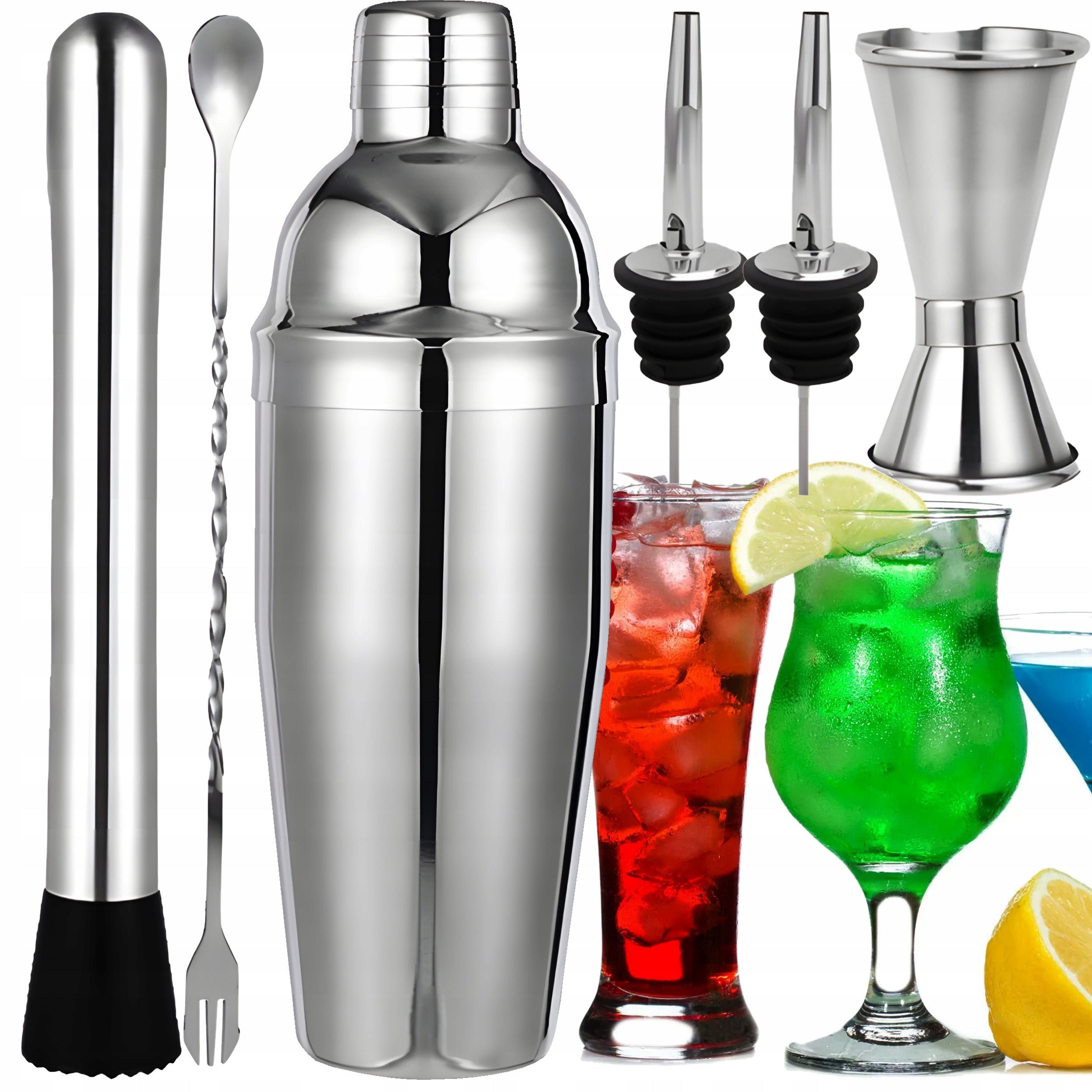 BARTENDING SET 750ml FOR DRINKS COCKTAILS SHAKER PROFESSIONAL FOR GIFT