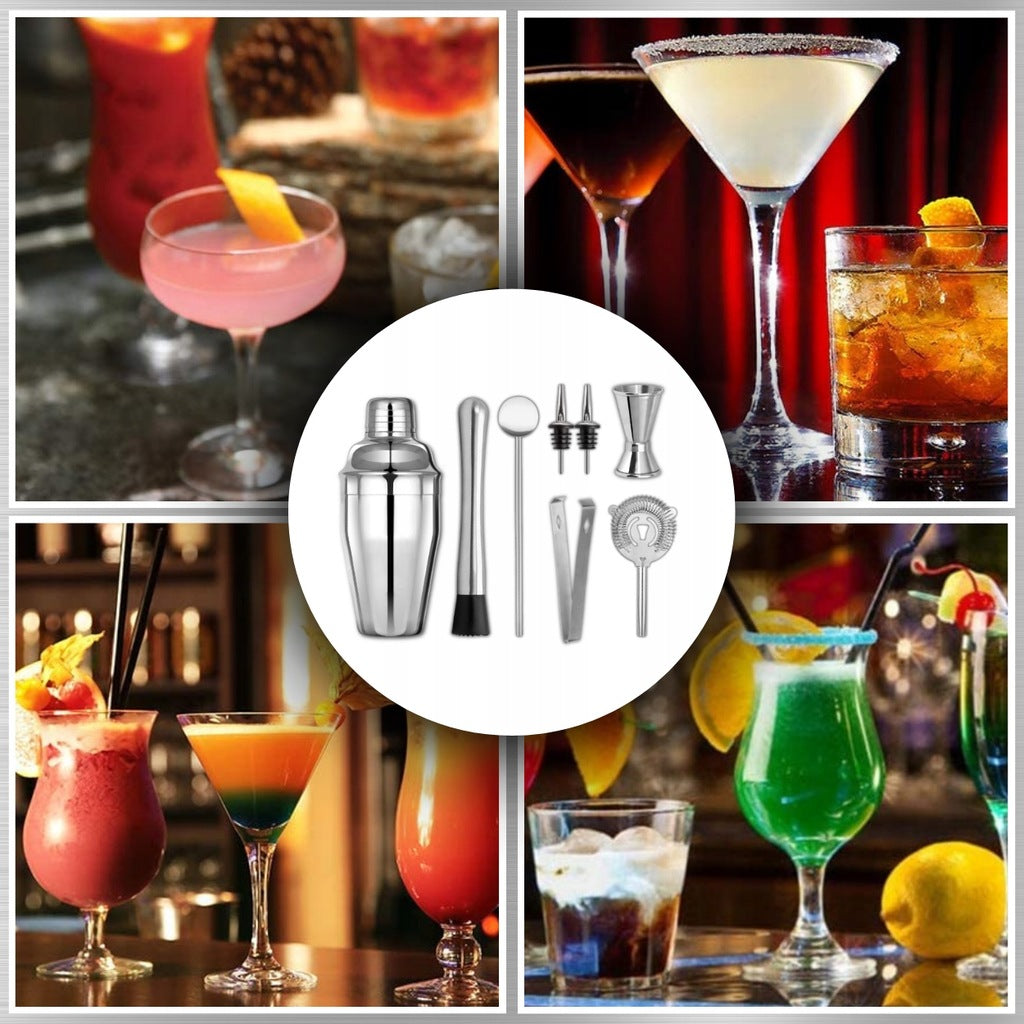 BARTENDING SET FOR COCKTAIL DRINKS SHAKER 8 EL. GIFT IDEA EAN (GTIN) 5907745916809
