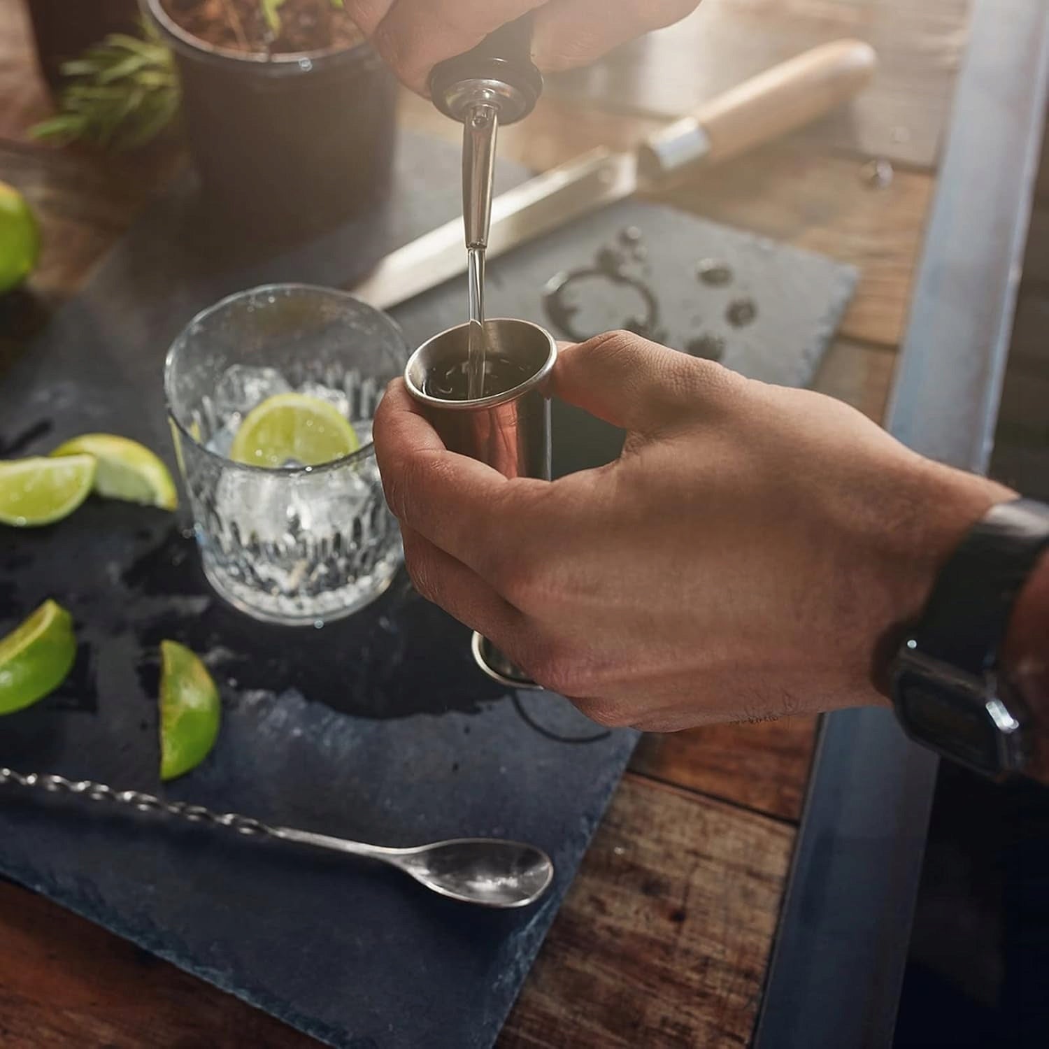 BARTENDING SET FOR DRINKS SHAKER STAND DRINKS PROFESSIONAL SET 750ml Manufacturer code BEJ501