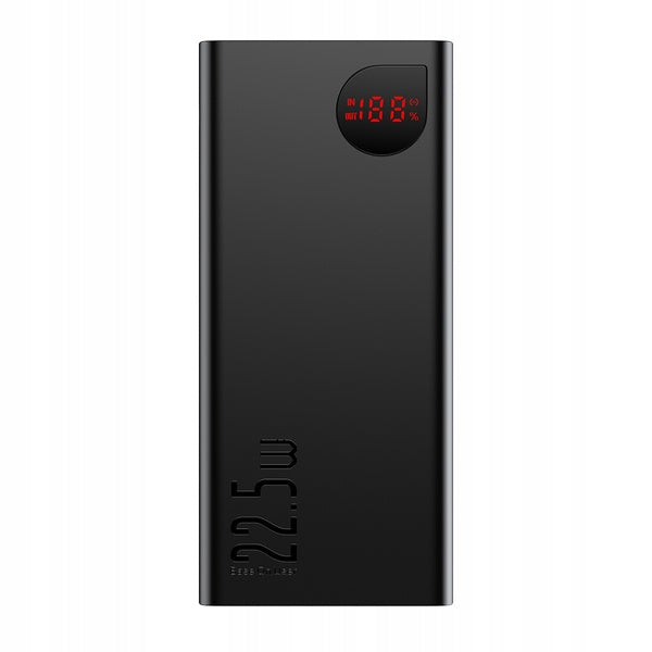 BASEUS POWERBANK 10000MAH BLACK FAST CHARGING SAFE USB-C Packaging status original