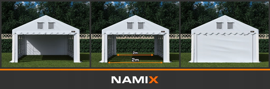 BASIC 3x6 Garden Party Tent VARIOUS COLORS + SIDE WALLS FREEBIE Manufacturer NAMIX