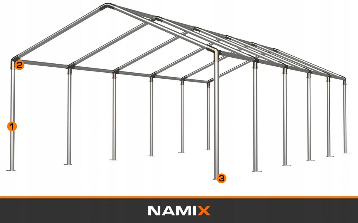 BASIC 4x10 Garden Storage Tent VARIOUS COLORS + SIDE WALLS FREEBIE Packaging status original