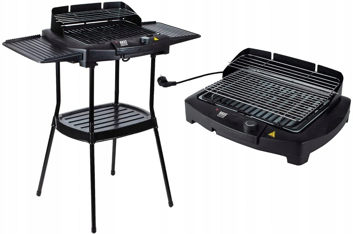BASS ELECTRIC GARDEN GRILL STANDING 2800W 2in1 Packaging status original