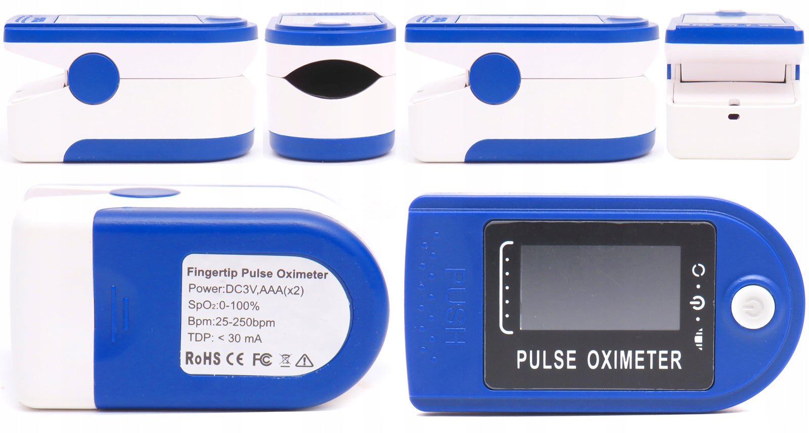BASS PL MEDICAL PULSE OXIMETER HEART RATE MONITOR Batteries included yes