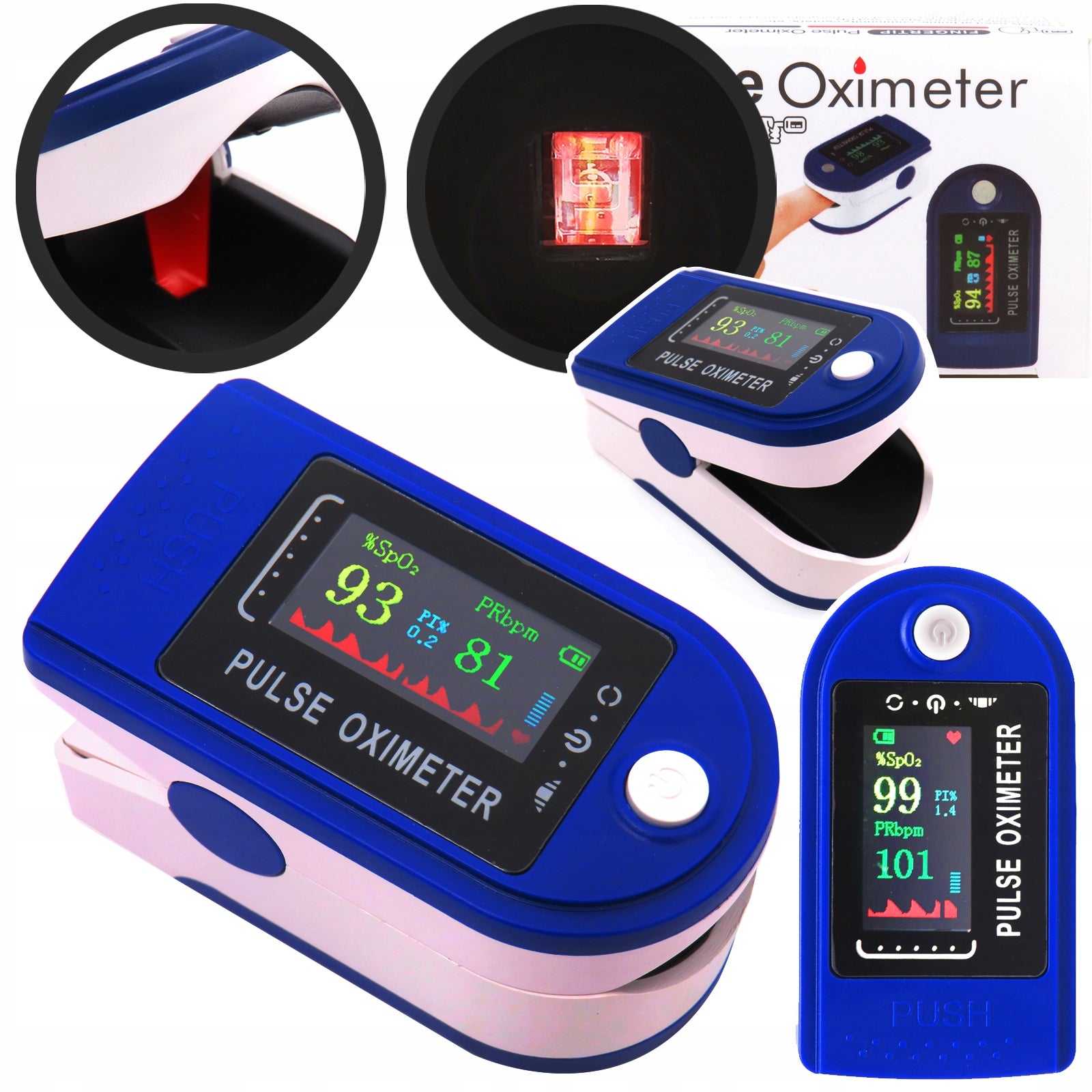 BASS PL MEDICAL PULSE OXIMETER HEART RATE MONITOR