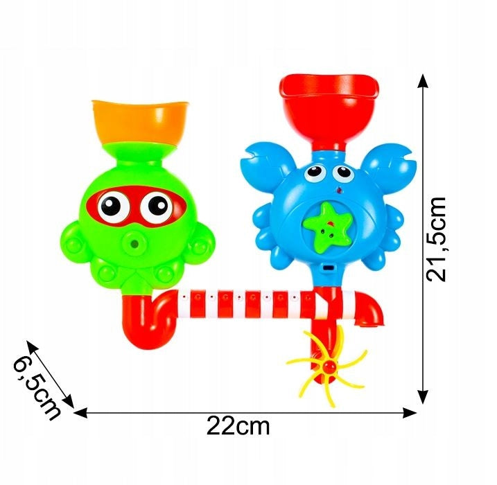 BATH TOY CRAB OCTOPUS FOR CHILDREN FOUNTAIN Brand LandToys