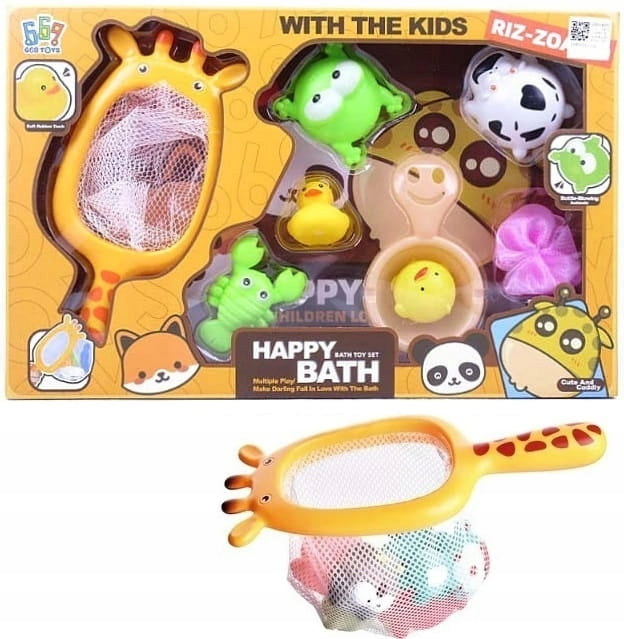 BATH WATER TOYS STRAINER GIRAFFE ANIMAL