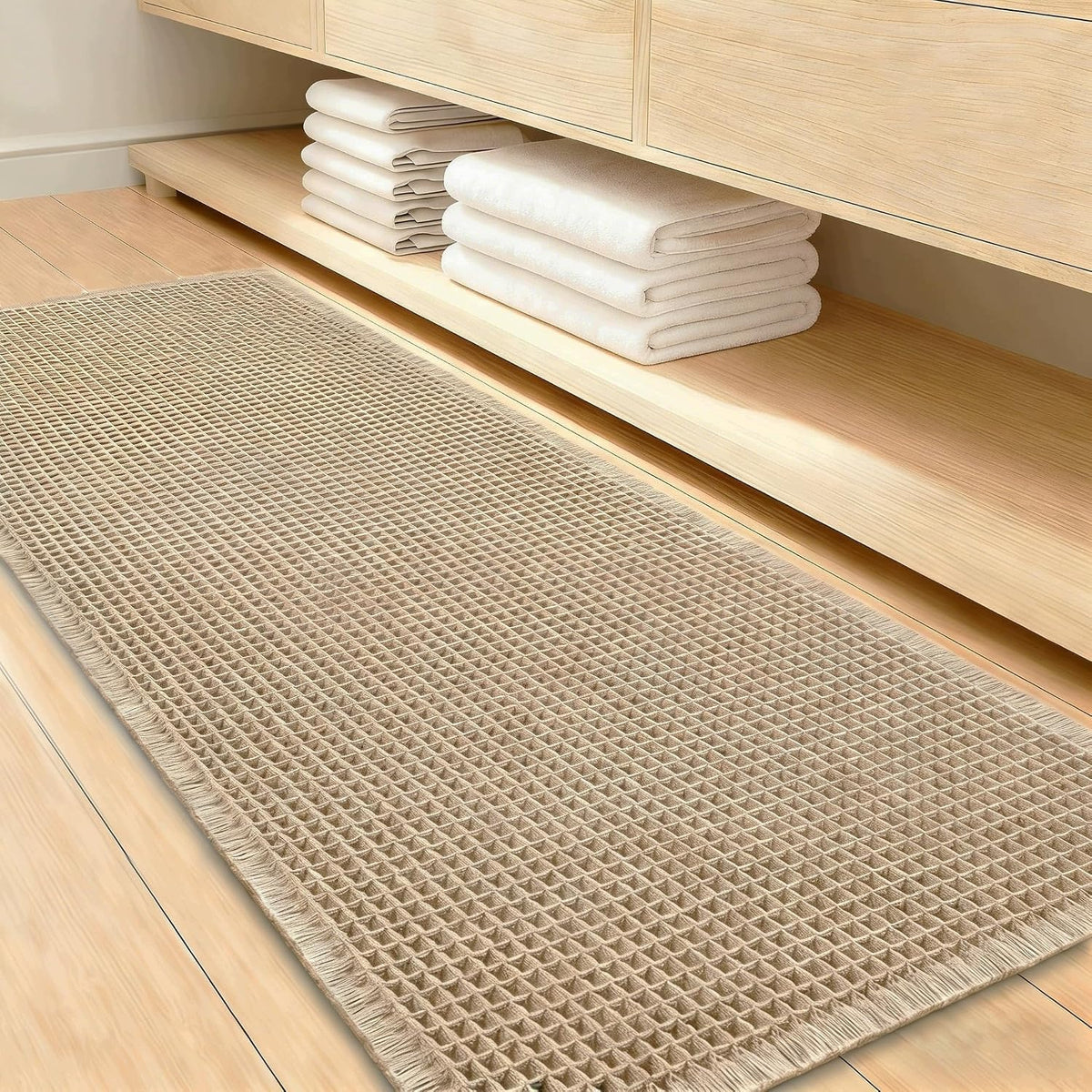 BATHROOM 60X120CM BROWN NON-SLIP ABSORBENT PRACTICAL