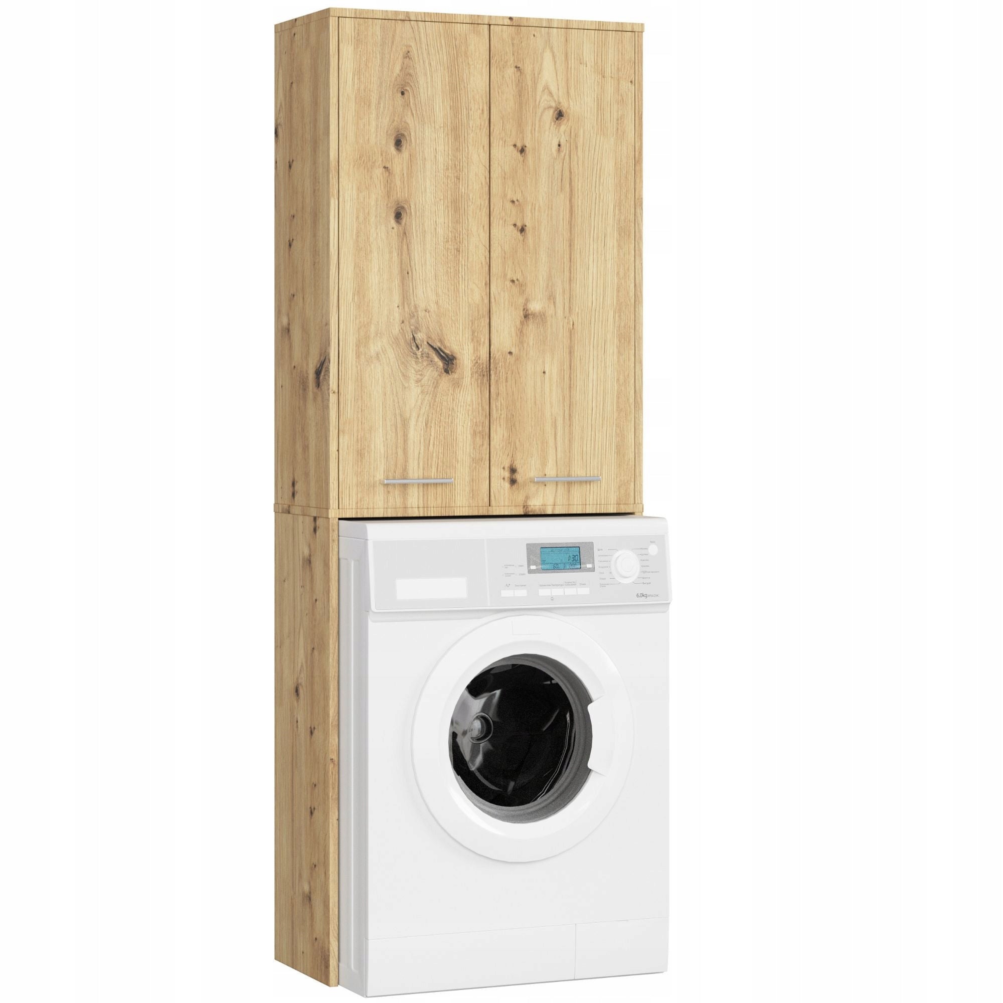 BATHROOM FIN 180 POST WASHING MACHINE FULL 2D - ARTISAN OAK