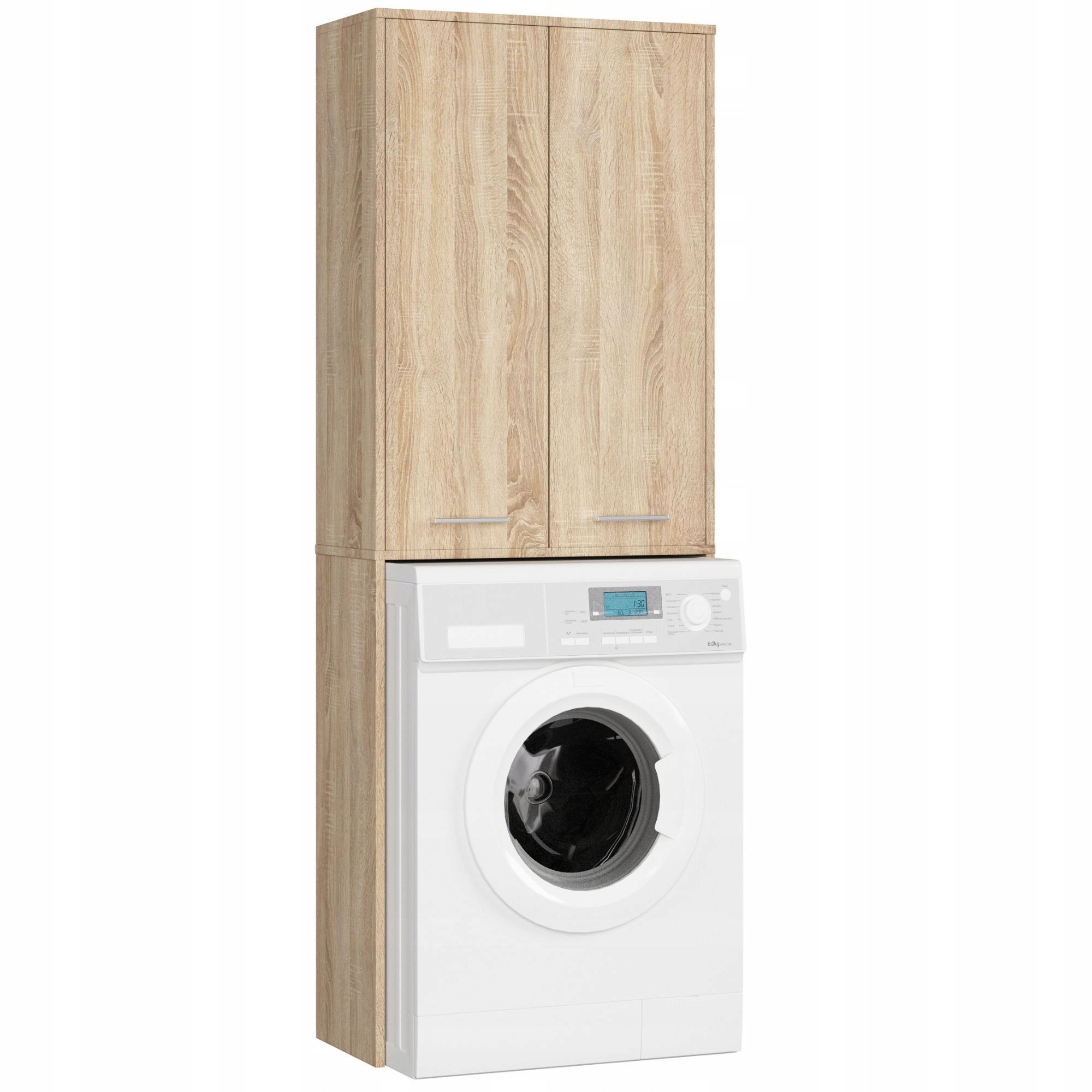 BATHROOM FIN 180 POST WASHING MACHINE FULL 2D - SONOMA OAK