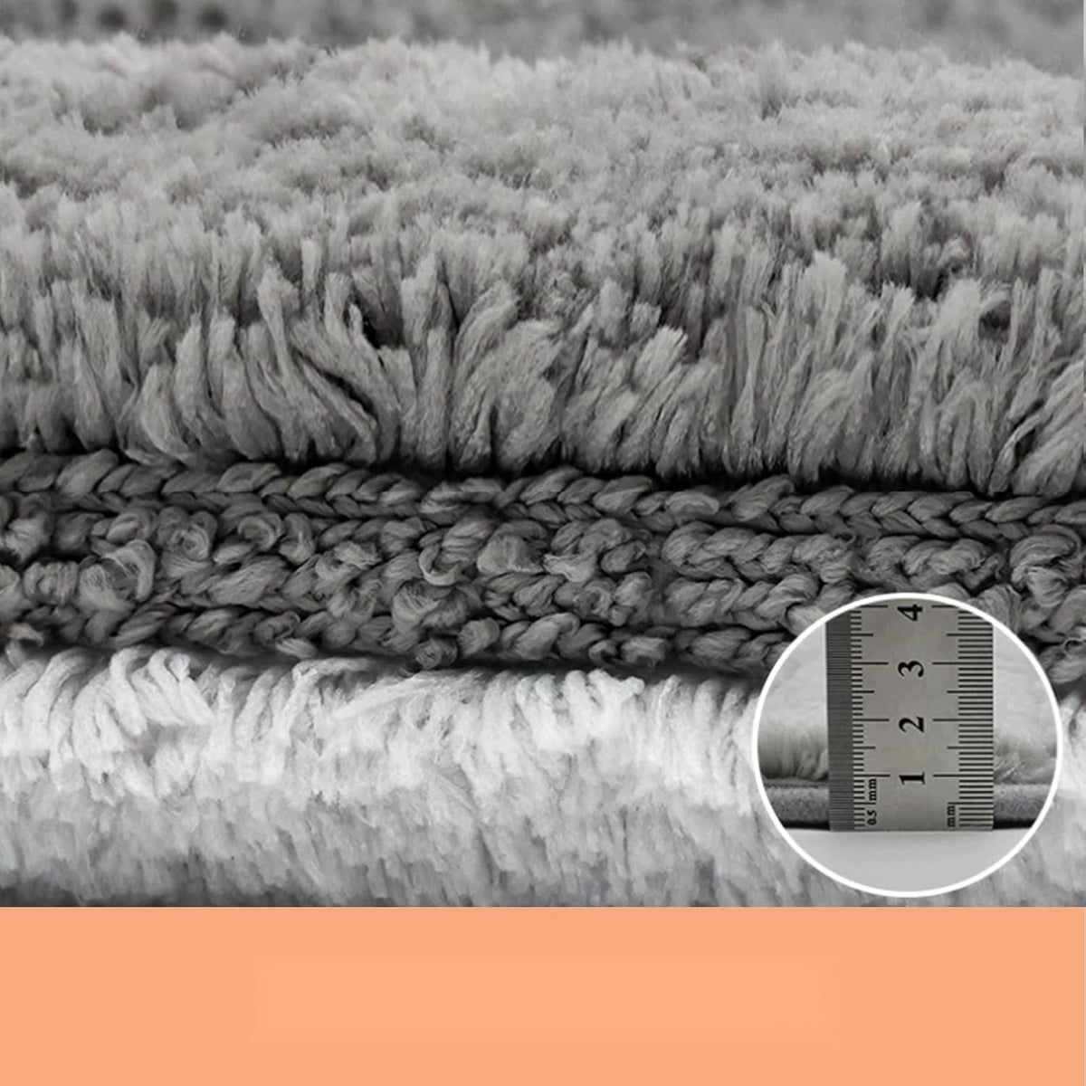 BATHROOM MAT MICROFIBER 60X90CM NON-SLIP ABSORBENT SOFT Brand no brand