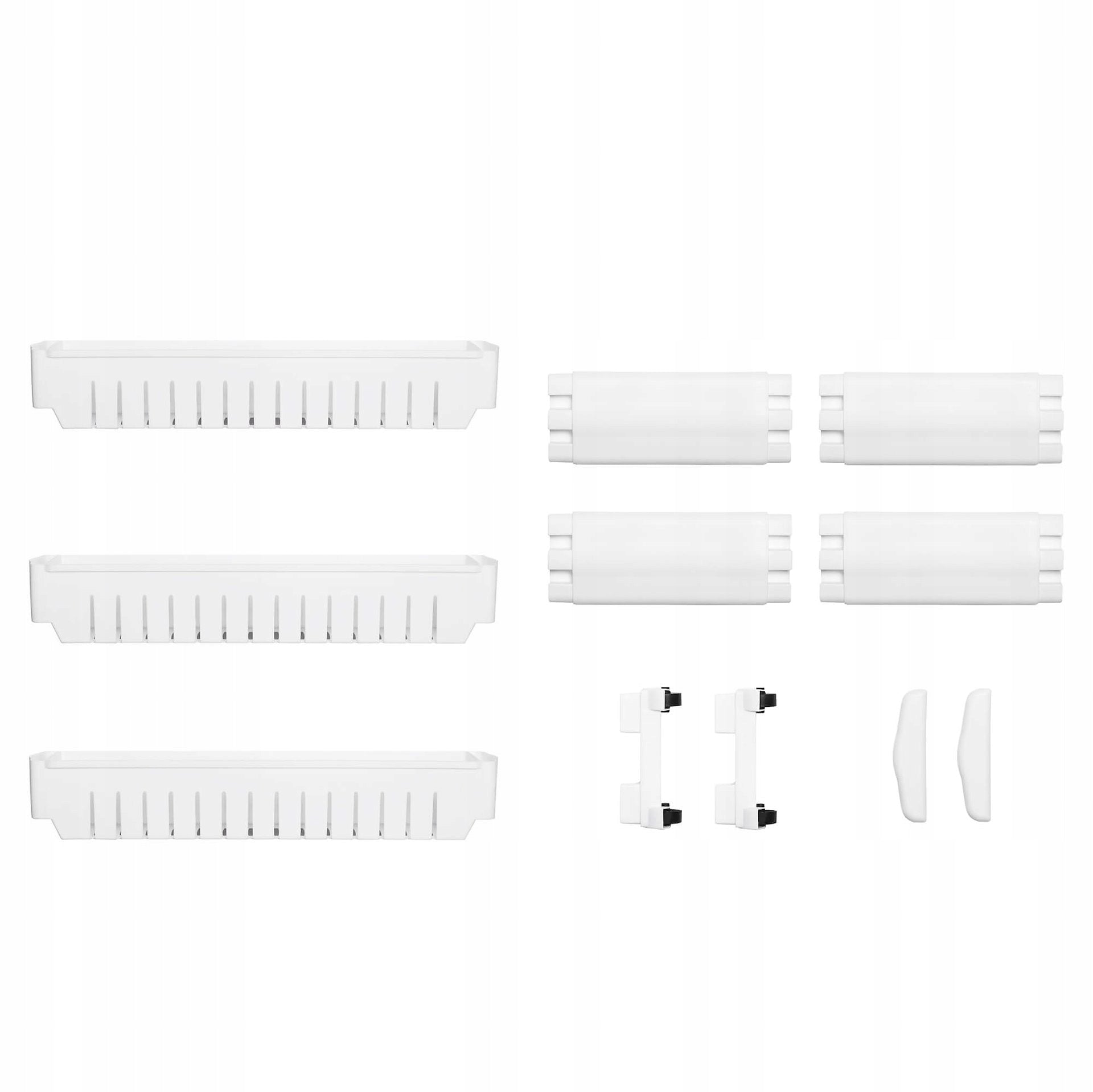 BATHROOM MOBILE CABINET ON WHEELS BOOKCASE WHITE BATHROOM SHELF ORGANIZER Brand Springos