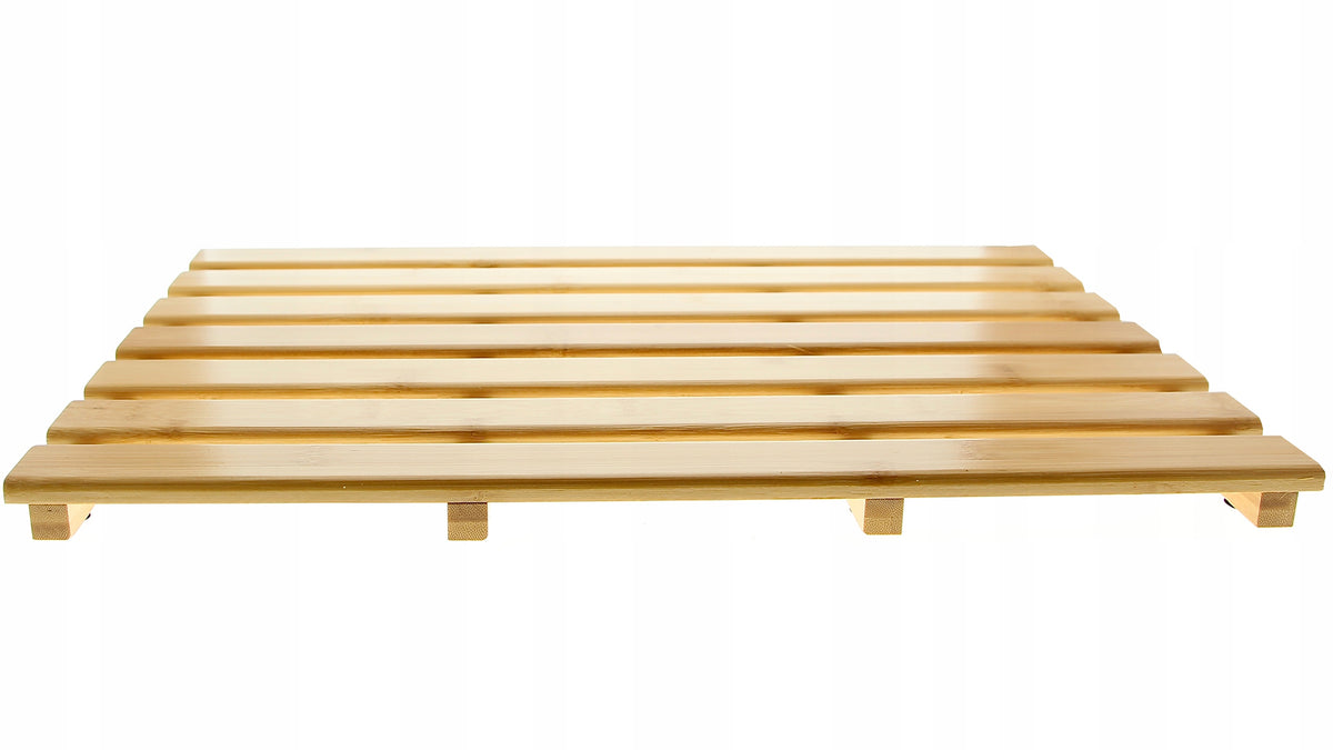 BATHROOM PLATFORM MADE OF BAMBOO BROWN 53x35x2 CM FOR WOODEN SHOWER Manufacturer code MATA LAZIENKOWA 53x35 DREWNIANA PODEST