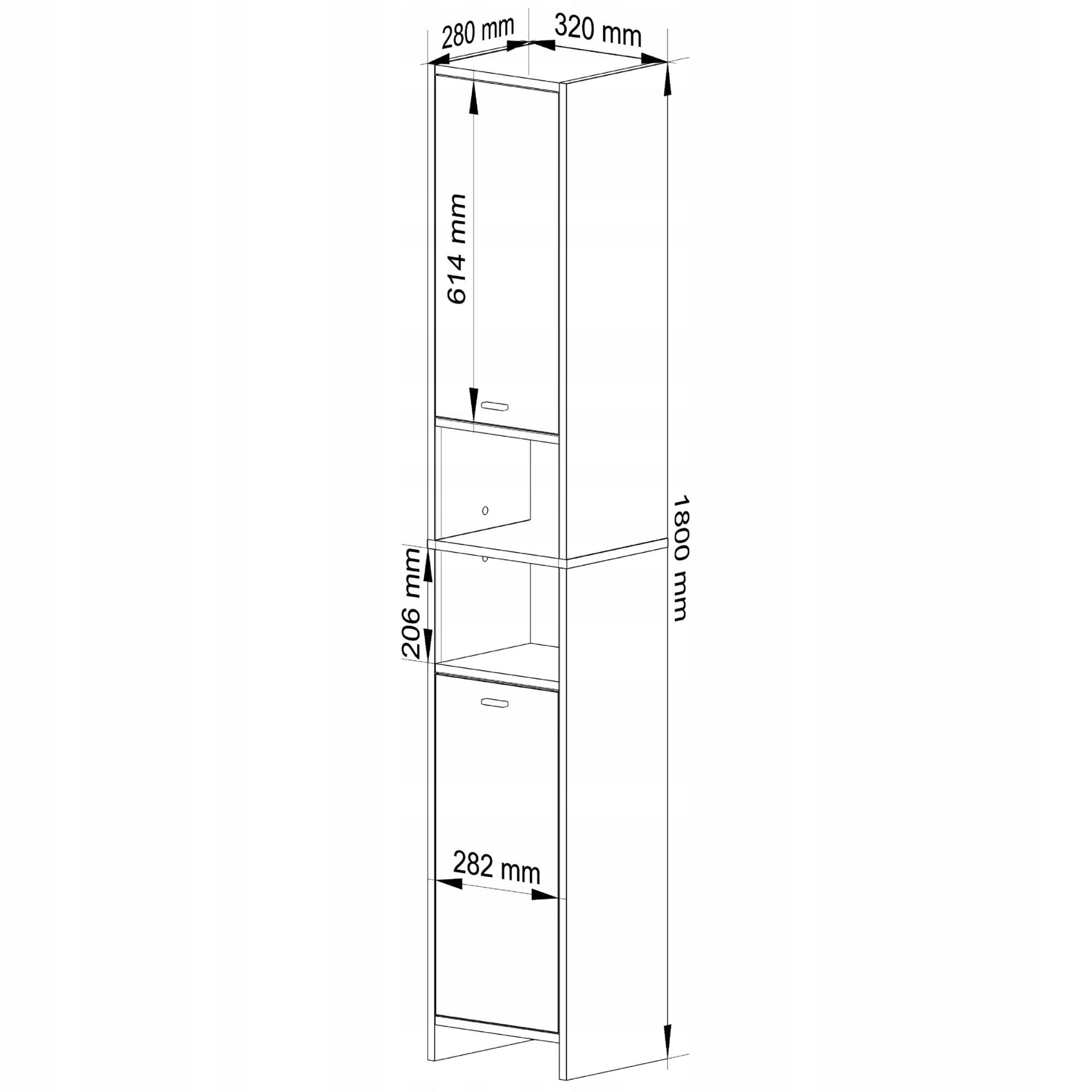 BATHROOM RACK BETI 2D 2W WHITE Manufacturer code REGBETI2D1WBIA